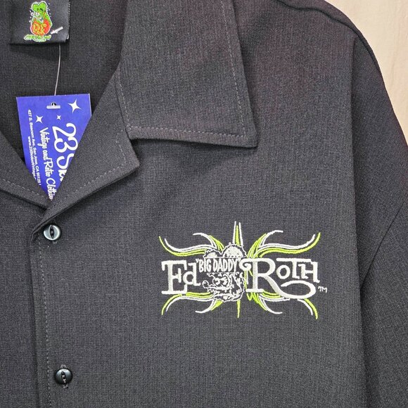 Rat Fink Ed Roth Racer Button Up XL - Picture 4 of 5